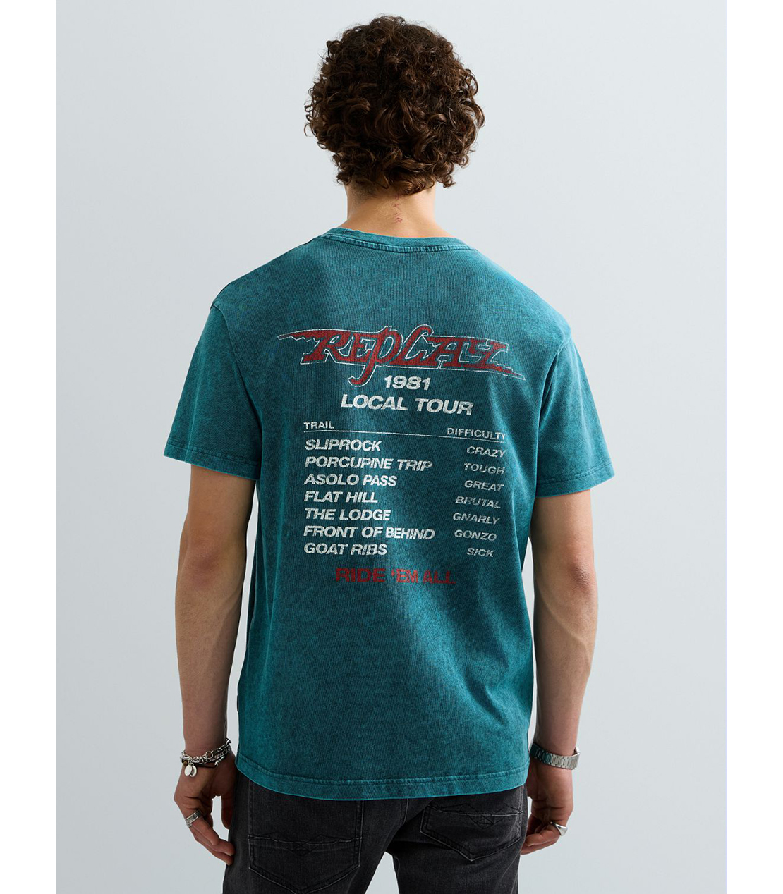 Eagle of Flame ROCK Tシャツ 詳細画像 ビリジアングリーン 3